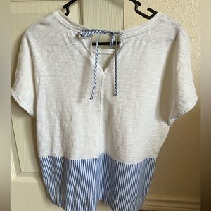 Vineyard vines navy stripe shirt sz med